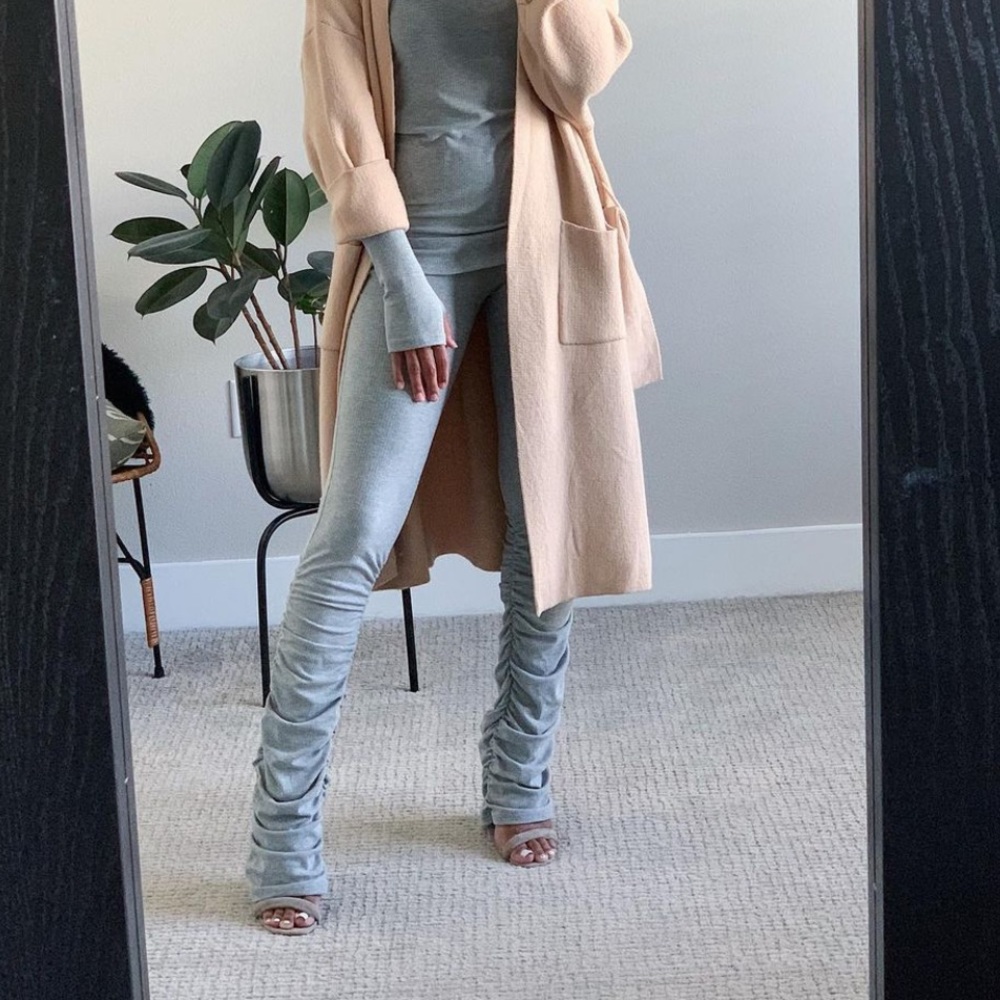 Stacked joggers